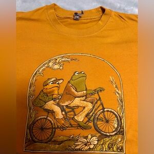 Frog and Toad tandem bicycle tee